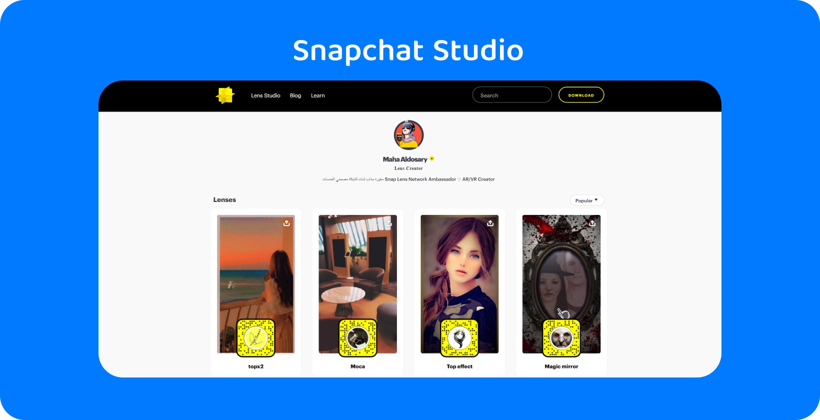 Smartfón zobrazujúci aplikáciu Snapchat obklopený notebookom, perom a slúchadlami.