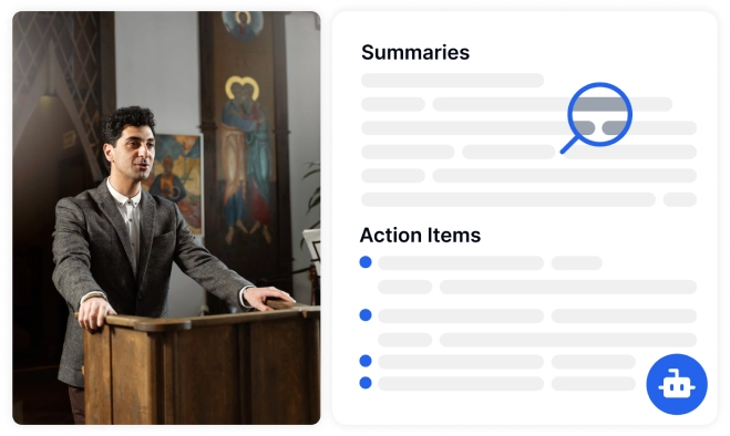 Serviços que fornecem transcrições precisas de processos judiciais, garantindo registros precisos.