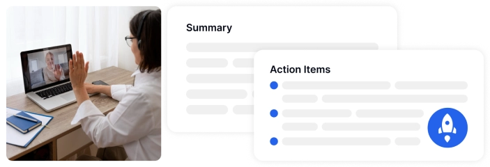 Economize tempo com resumos de sessões de terapia gerados por AI.