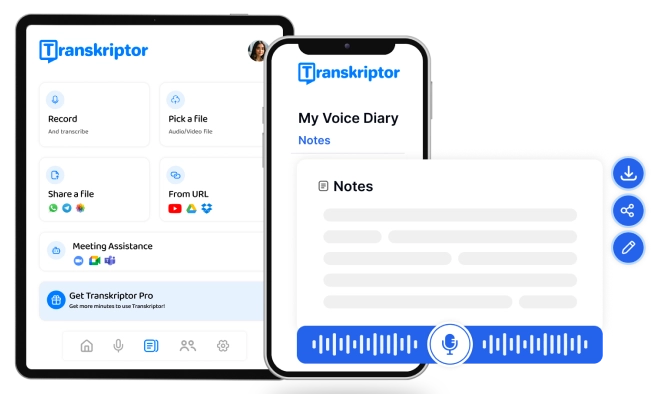 Opções para fazer anotações de voz e convertê-las em texto sem problemas.