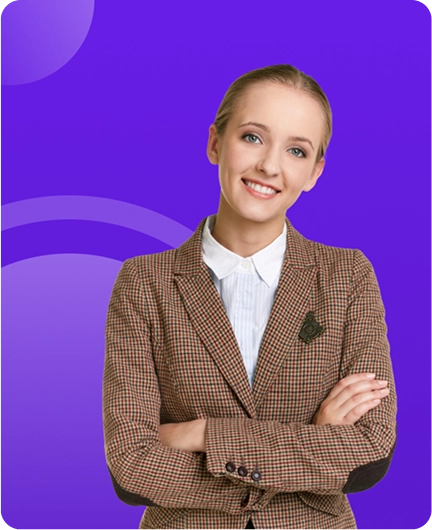 Assistente executivo em traje profissional para notas de reuniões automatizadas e integração de calendário.