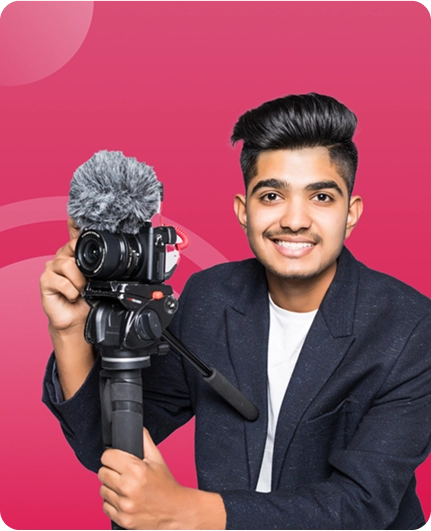 Imagem que descreve as ferramentas do Transkriptor para criadores de conteúdo transcrevendo entrevistas.