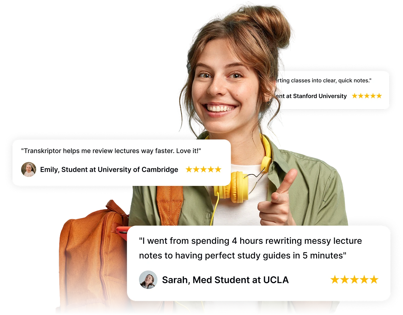 Interface da ferramenta de transcrição de áudio baseada em navegador destacando facilidade de uso e precisão.